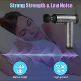 Massage Gun Deep Tissue,Percussion Muscle Massager with 30 Adjustable Speeds and 10 Heads,Handheld Body Back Muscle Massager with LCD Touch Screen