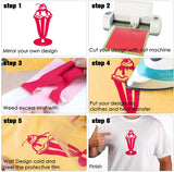 NEOFORMERS HTV Heat Transfer Vinyl Bundle, 8 Pack 12” x 5 Feet Heat Transfer Vinyl Rolls, Easy to Weed Iron on HTV Roll with 8 Colors