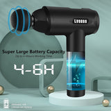 Massage Gun for Athletes, Deep Tissue Muscle Massager for Body Muscle Pain Relief with 30 Speeds, 10 Heads