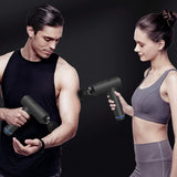 Massage Gun Deep Tissue, Handheld Percussion Muscle Massager for Athletes, Lightweight, Portable, Long Battery Life, LCD Touch Screen, 30 Speeds & 10 Heads