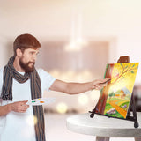 Lvoees Acrylic Paint Set, 49 PCS Professional Painting Supplies, 24 Colors with 12 Paint Brushes, Metal Easel, Canvases, Palette, Paint Knives, Acrylic Pad, Art Sponges for Beginners and Hobbyists