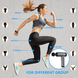 Massage Gun Deep Tissue,Percussion Muscle Massager with 30 Adjustable Speeds and 10 Heads,Handheld Body Back Muscle Massager with LCD Touch Screen